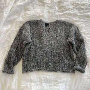 Vintage Limited boxy marled knit sweater